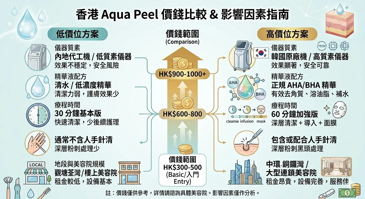 「Aqua Peel 價錢比較 — 香港唔同美容院收費範圍 | Chill Relax HK 觀塘美容