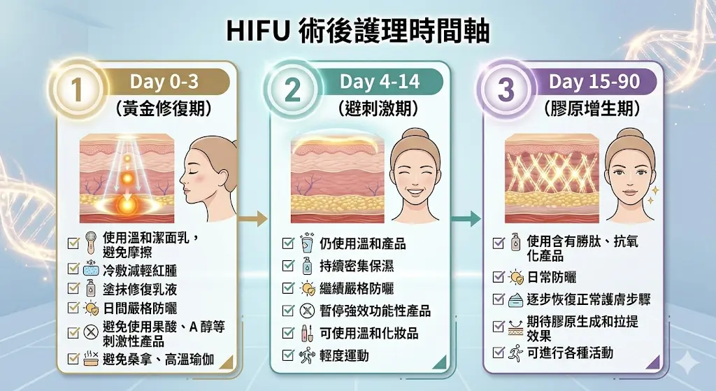 HIFU 術後護理保養時間軸 — 做完 HIFU 點護理 | Chill Relax HK 觀塘美容