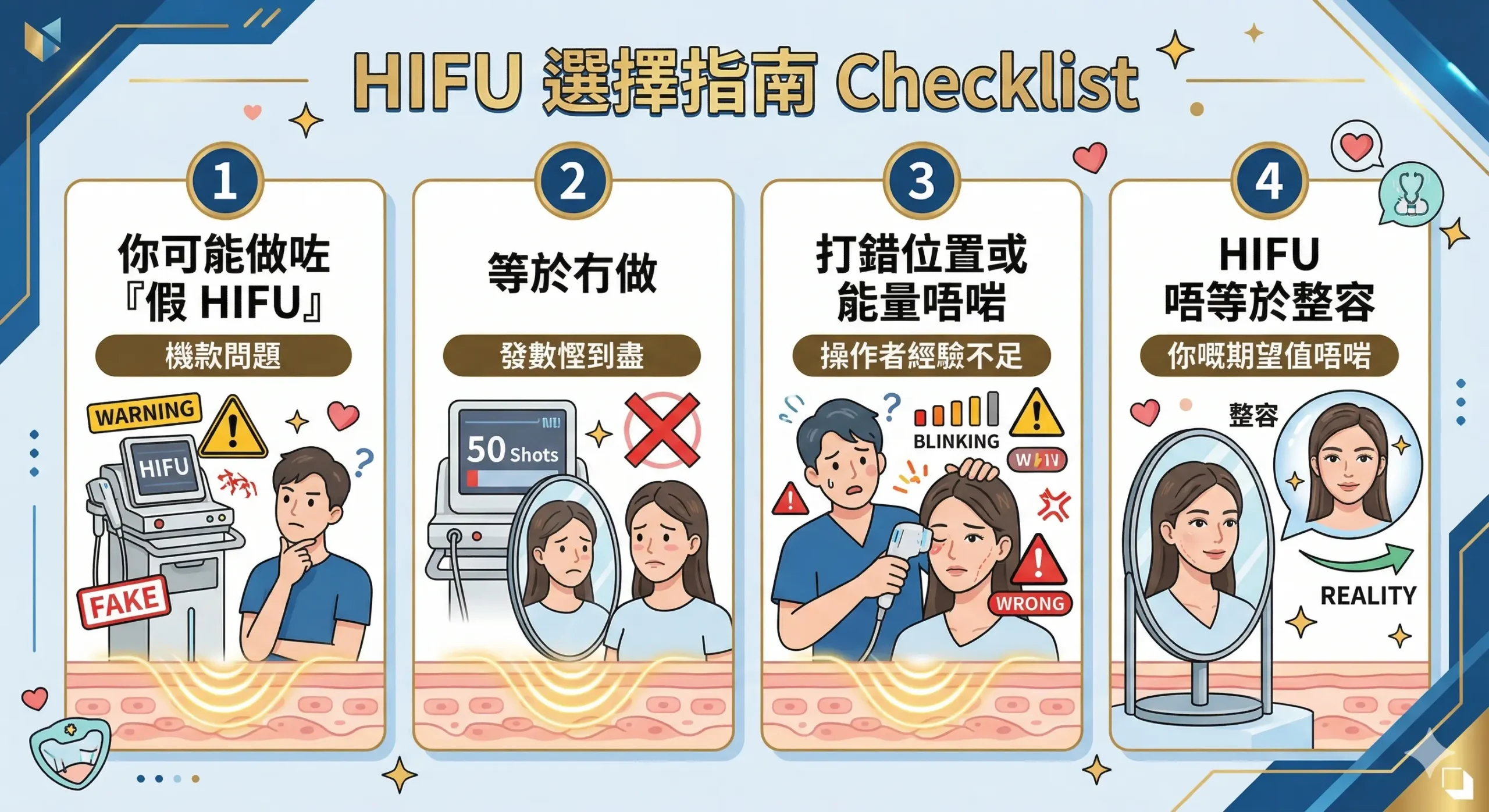 HIFU 無效原因分析 — 選擇正確 HIFU 療程指南
