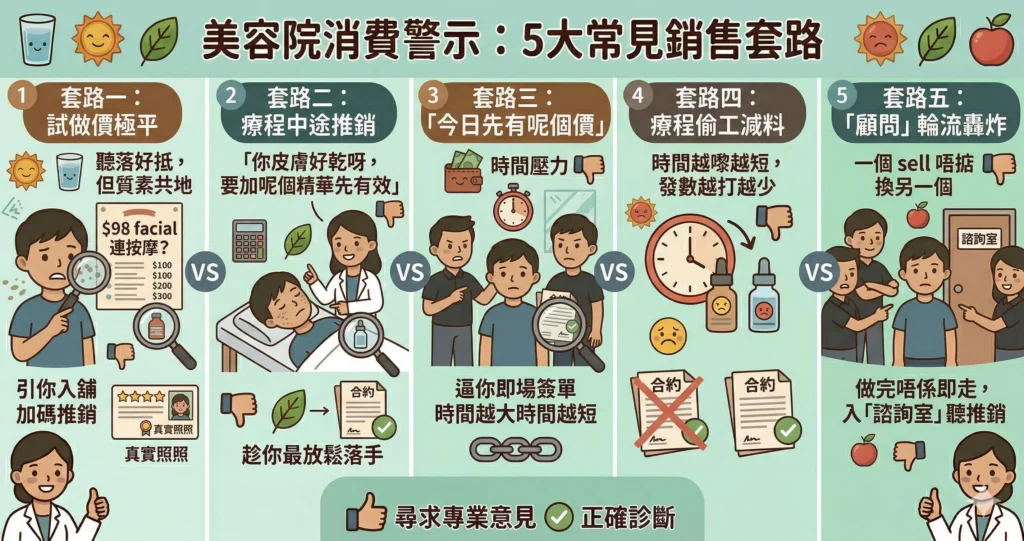 美容院 hard sell 點避 — 香港美容院常見推銷陷阱警示 | Chill Relax HK 觀塘美容