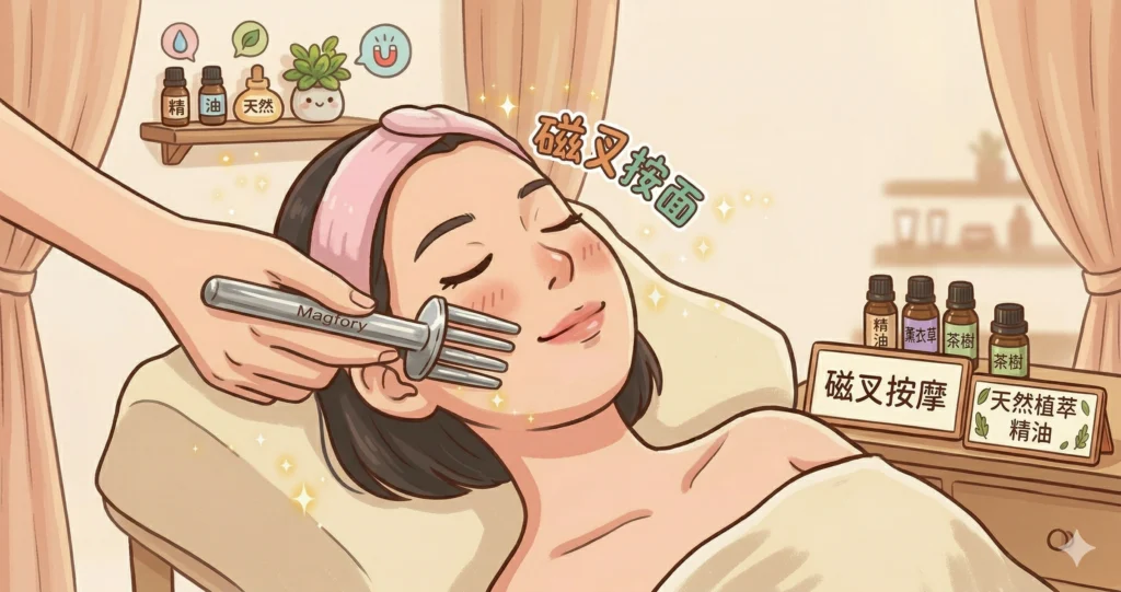 觀塘磁叉按面 — Chill Relax HK 觀塘美容院人手磁叉療程操作