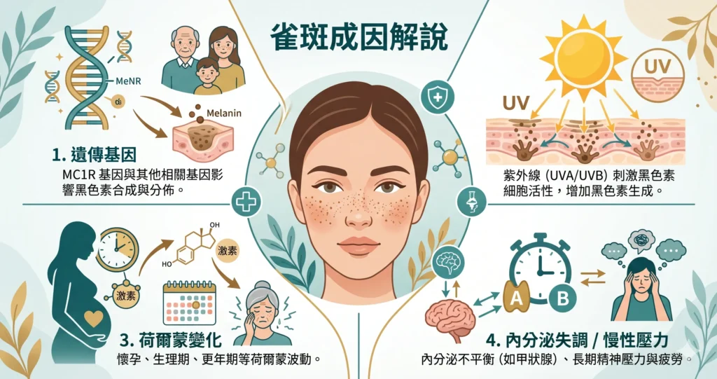 雀斑成因解說 — 黑色素細胞過度活躍 | Chill Relax HK 觀塘去雀斑