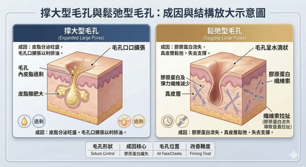 毛孔粗大成因兩種類型 — 觀塘 Pico Laser 收毛孔 | Chill Relax HK 觀塘美容