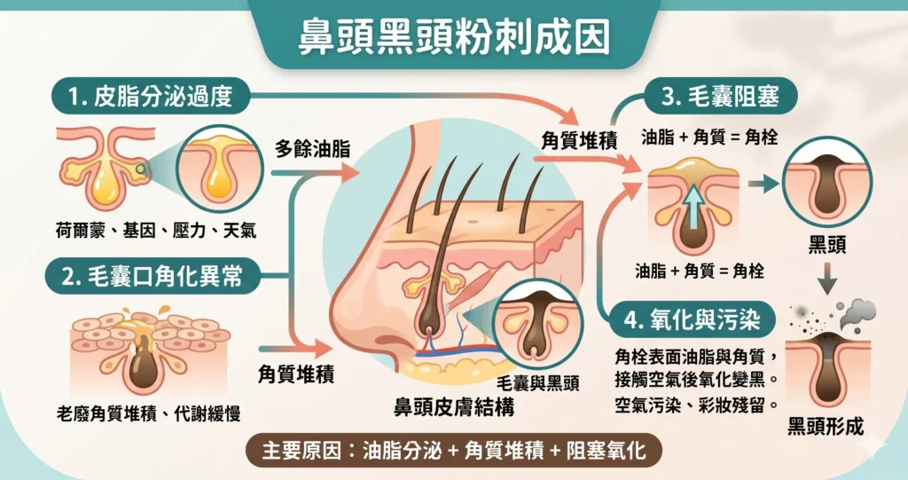 去黑頭方法比較 — 鼻頭黑頭粉刺成因 | Chill Relax HK 觀塘美容